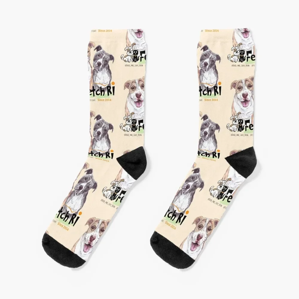 

FETCH RI with Diego + Lola Bean @fetchri Socks Run with print Socks Men's Women's