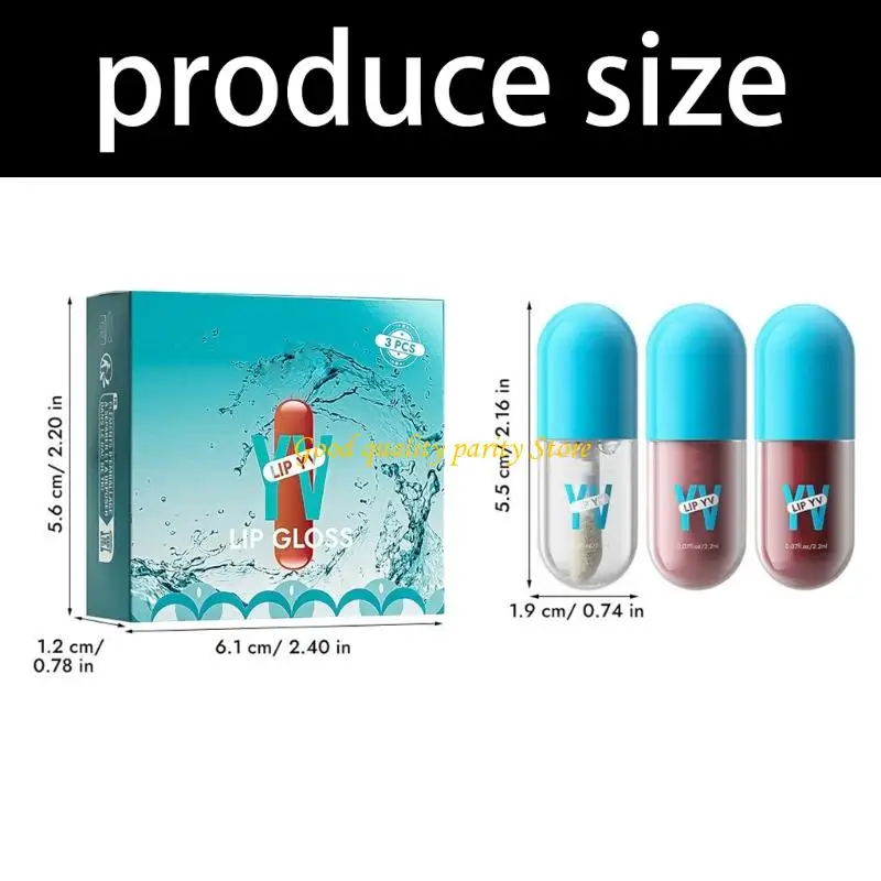 M4ya Specchio a specchio idratante per labbro idratante per labbro ridacchiolo gloss per olio labbro per labbra labbro