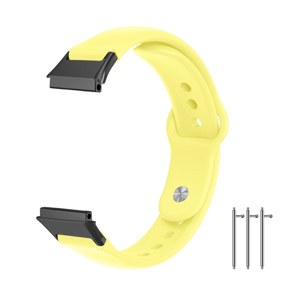 

Watch Strap For Huawei HUAWEI Band 7 with Reverse-buckle Quick Release Skin-friendly Silicone Replacement Smartwatch Band Unisex