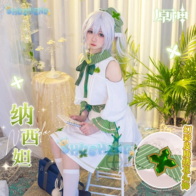 

Genshin Impact cos Nahida Grass God Daily Costume Cosplay Female Costume