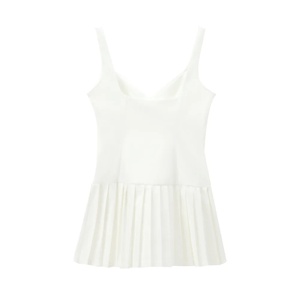 الخريف الملابس النسائية الجديدة فتاة حار الرياح كرية حزام الديكور فستان واسع مطوي #2