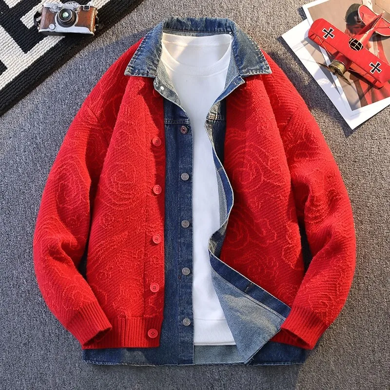 

men's fashion wool Zipper sweaters 2024 new arrival winter Cardigan men high quality Solid color sweater men autumn M--4XL