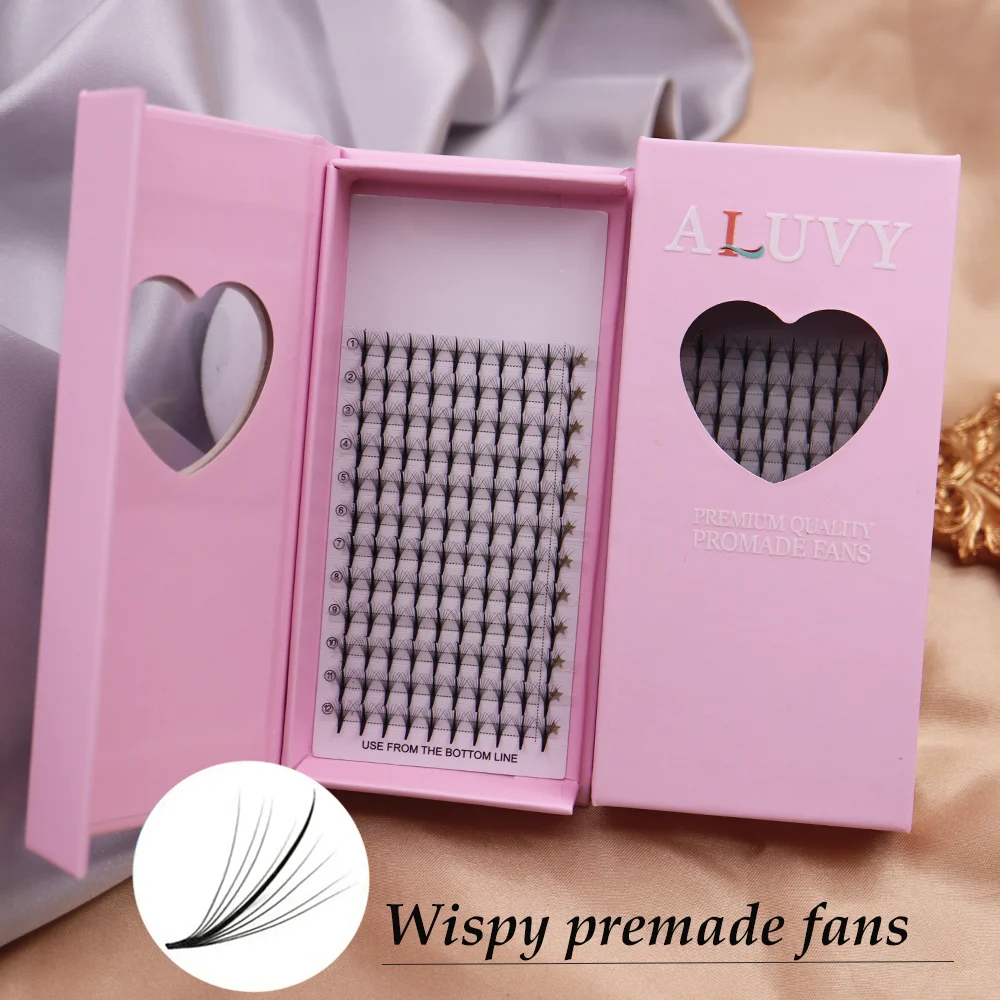 

5D/9D 05/07 Thickness 12lines 120 fans 9-18mm Premade Volume Wispy Fans Eyelash Handmade Natural False Lashes