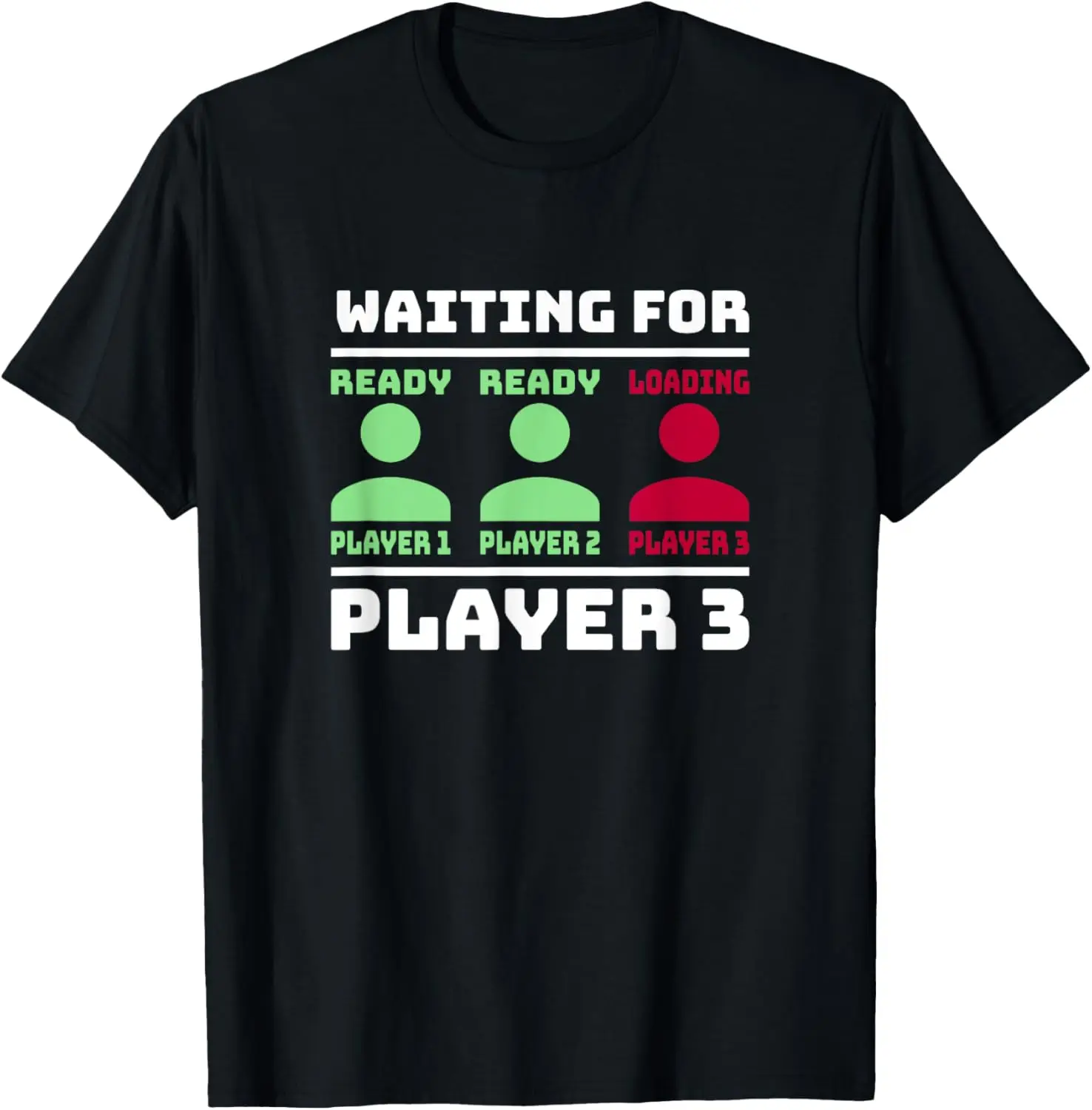 Waiting for Player 3 Gamer Nerd Pregnancy Announcement T-Shirt