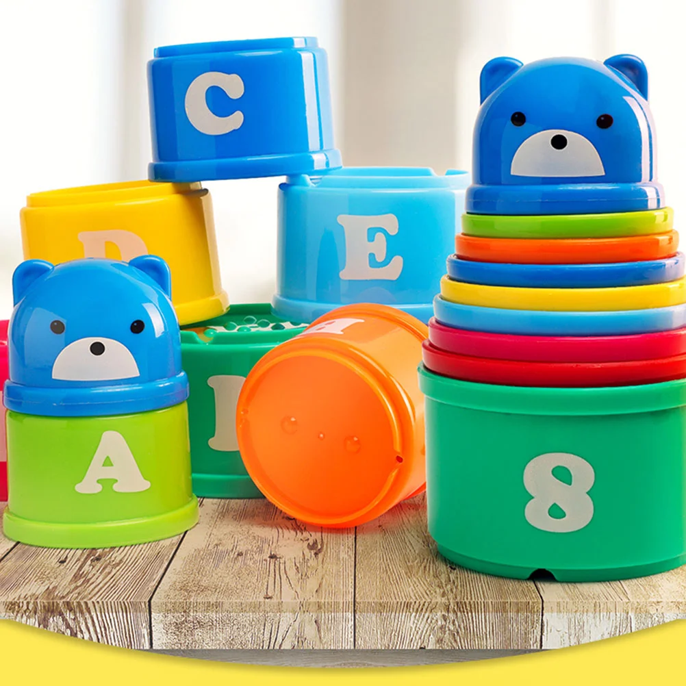 Tazas clasificadas para niños pequeños, juguetes para niños, rompecabezas educativo, Tylonal, pila colorida para niños