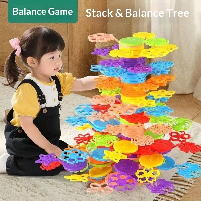 ألعاب كومة كومة اللبنات منضدية التوازن التعليمي لعبة التراص الممتعة #1