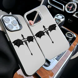 Epc F-Fourth Wing Phone Case IMD Phone Case For IPhone 16 15 14 13 12 11 Pro Max Plus Color Silver Cover