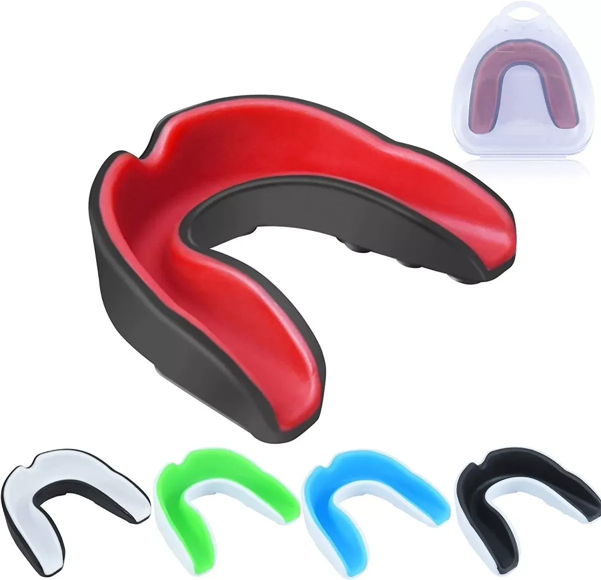 Sport Mouth Guard Teeth Protector Kids Adults Mouthguard Tooth Brace Basketball Rugby Boxing Karate Appliance Trainer