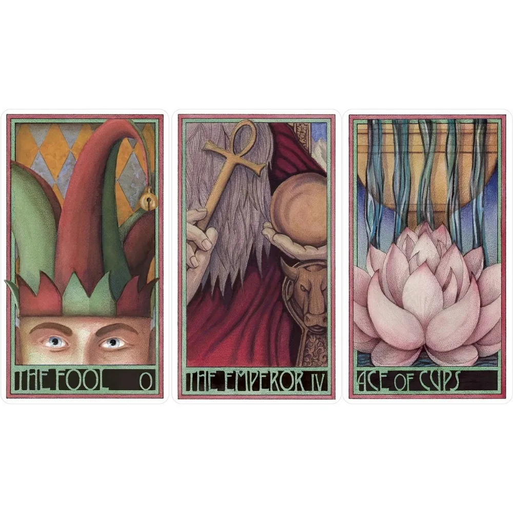 Erenberg Tarot Deck 78 Pcs Cards Focuses on Key Aspects of The Cards and Illuminates Vital Elements and Concepts 12*7cm