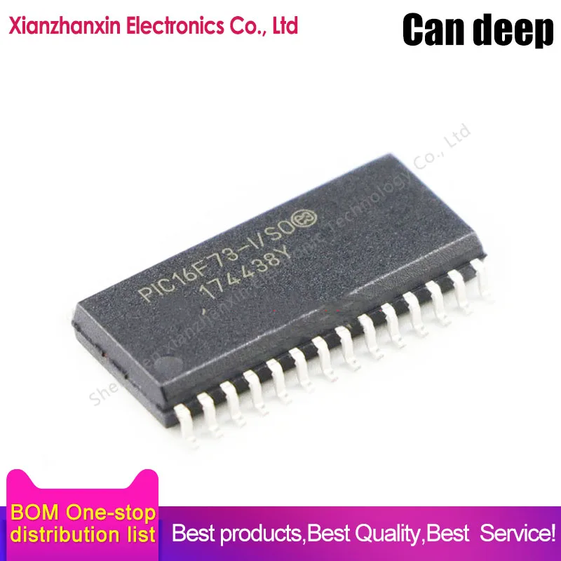 5pcs/lot PIC16F73-I/SO PIC16F73 SOP-28 Flash microcontroller chip