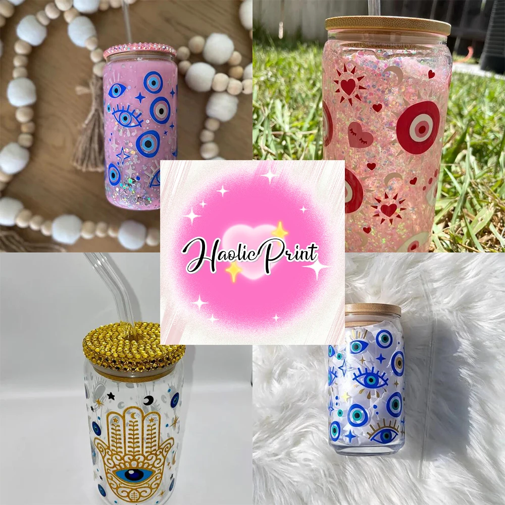 Beautiful Butterfly Flower UV DTF Cups Wrap Sticker DIY Label Transfer Sticker Waterproof Print