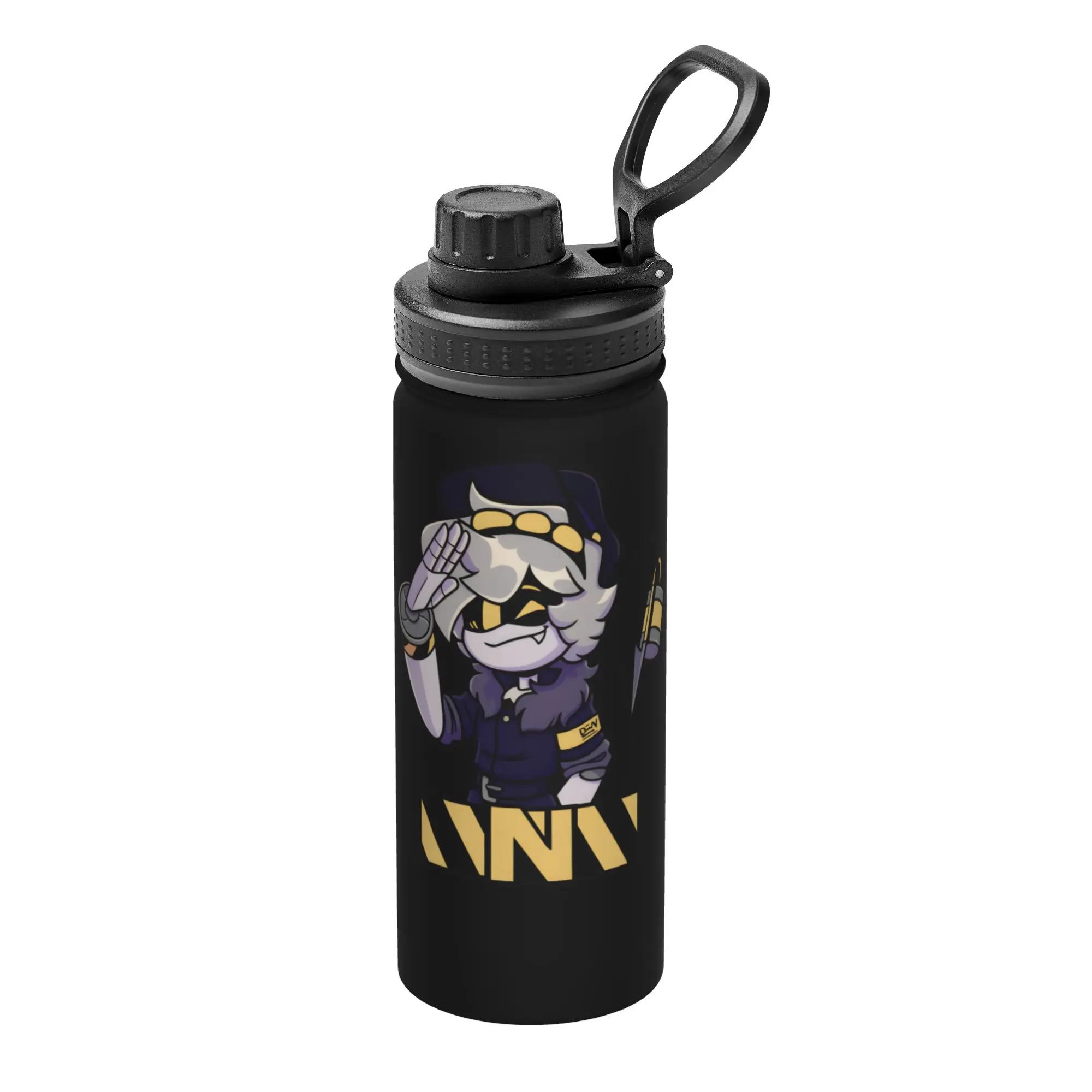Uzi Doorman Murders Drones 18OZ Sports Insulated Kettle  Thermal Cup Vacuum Flask Double Wall Mug Hot Cold Drink