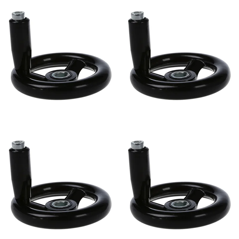 A92P 4 peças roda manual de 3,9 polegadas de diâmetro com alça giratória para fresadora