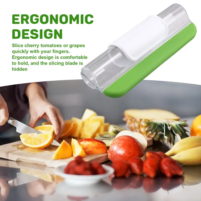 Trancheuse facile à couper pour fruits, tomates et sans trancheuse, outils de cuisine, questionSync der, raisins et cerises