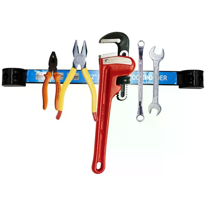 8,12,18,24-дюймовый магнитный держатель для инструментов, сверхмощный инструмент, компактный металлический органайзер, стойка, инструмент для мастерской, гаража, дома