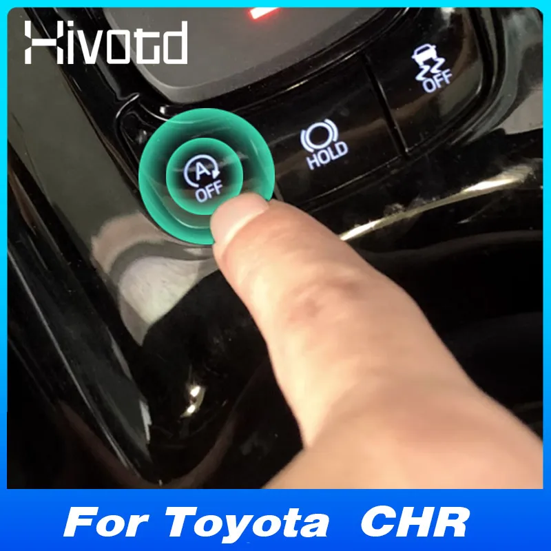 Car Control Switch Button Automatic Stop Start Engine System Eliminator Sensor Plug Disable Adapter For Toyota CHR 2016-2020