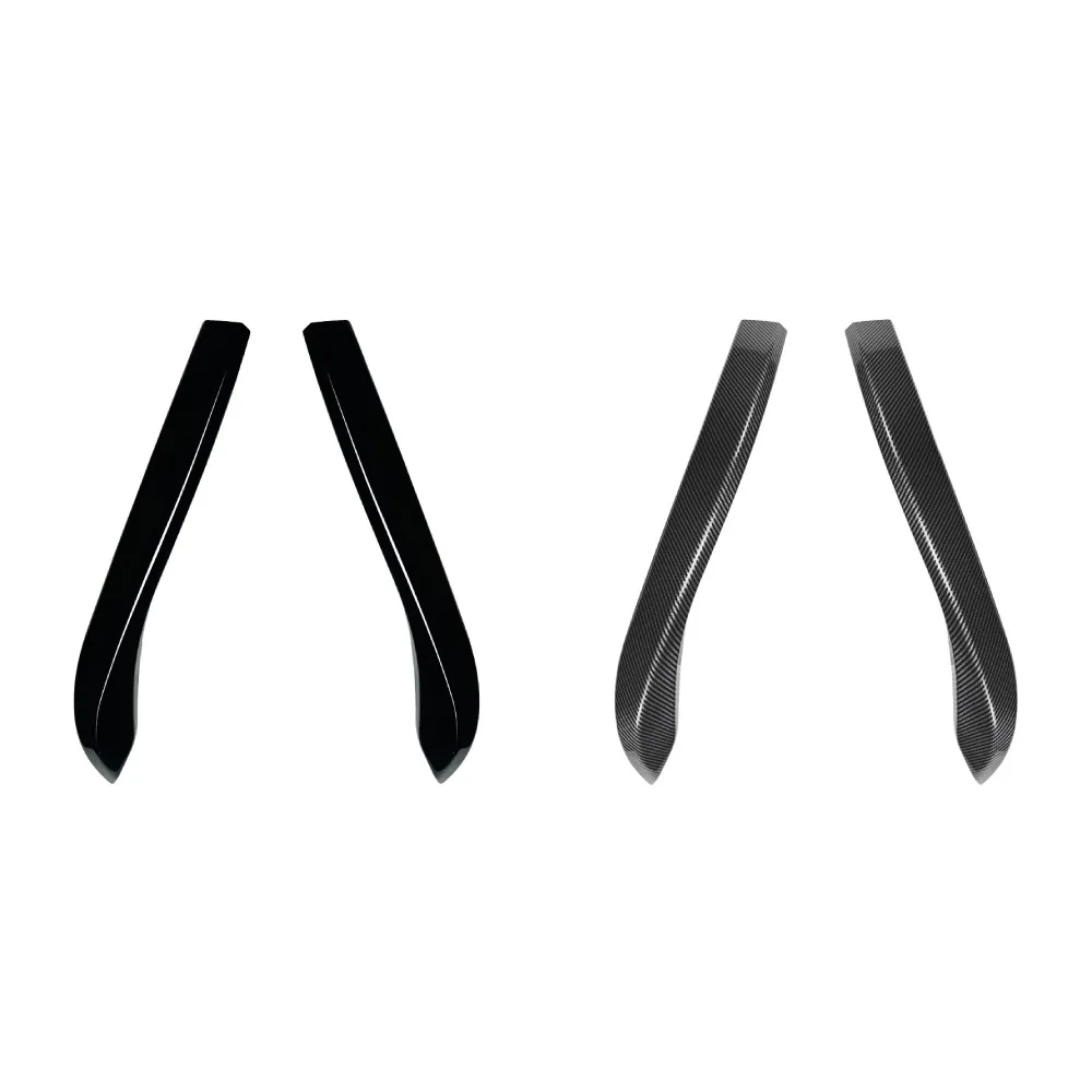 For VW Golf 8 MK8 GTI/R-Line 2020-2024 - CS Style Front Bumper Canards, ABS Plastic Air Dives, Tuning Aero Kit (Left+Right Set) view 4