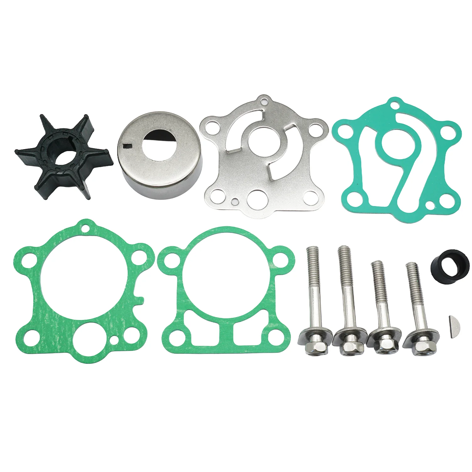 

Marine Water Pump Impeller Repair Service Kit for Yamaha 25 40 50 HP C25 P50 2 Stroke Outboard Engines 6H4-W0078-00 18-3408