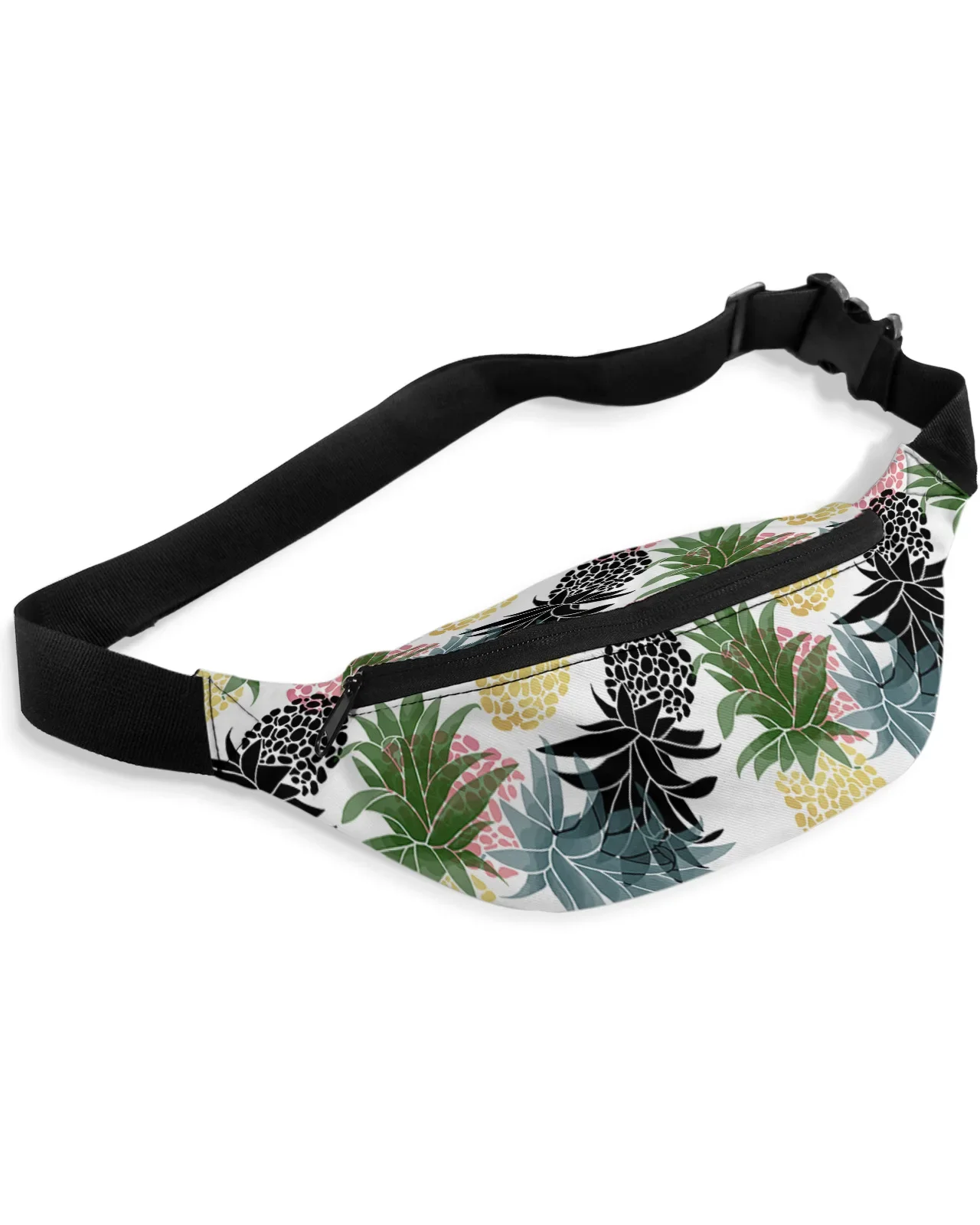 

Pineapple Hand Drawn Texture Waist Bags for Women Man Travel Shoulder Crossbody Chest Bags Waterproof Fanny Pack