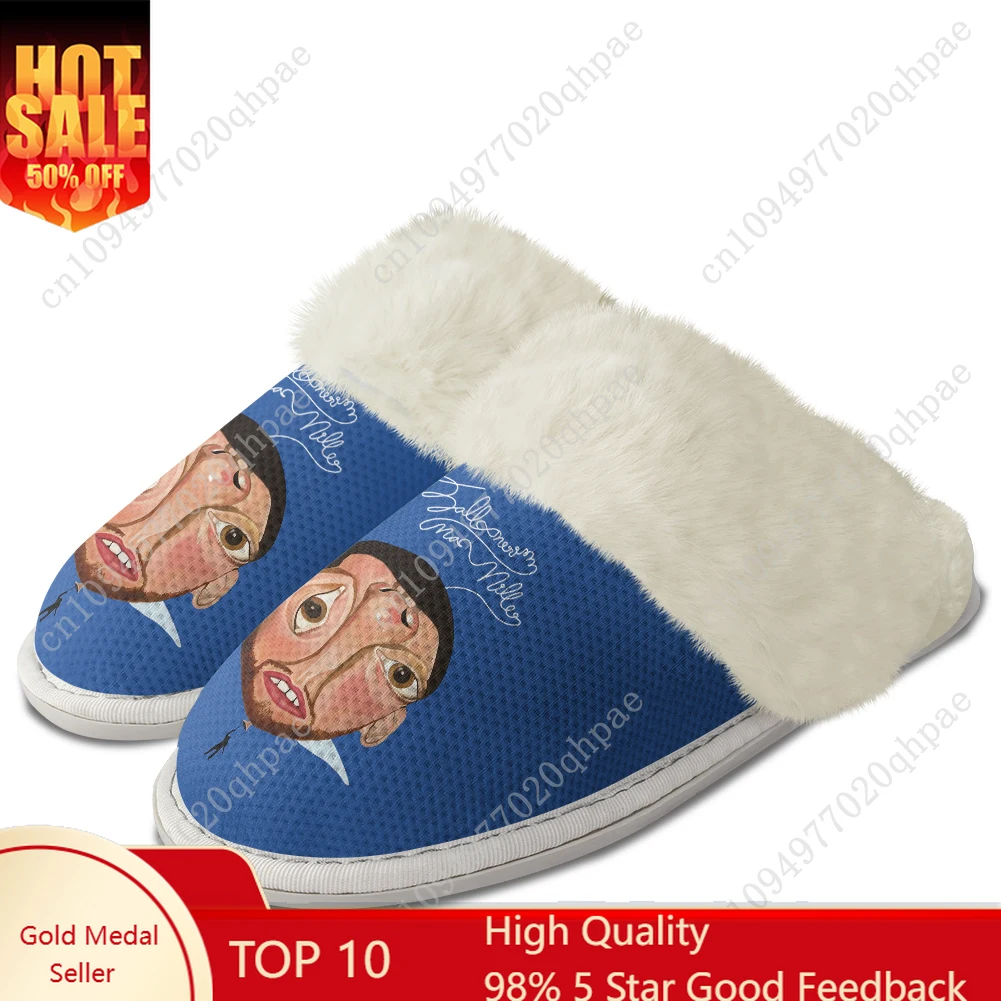 

Mac Miller Plush Slippers Keep Warm Shoes Mens Womens Home Cotton Bedroom High Quality Customized Thermal Lightweight Slipper