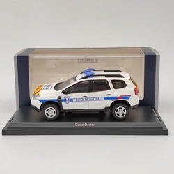 Norev-Modèles de voitures moulées sous pression blanches, Dacia Duster Police Municipale, Collection limitée, Cadeau de Noël, 1/43, 2020