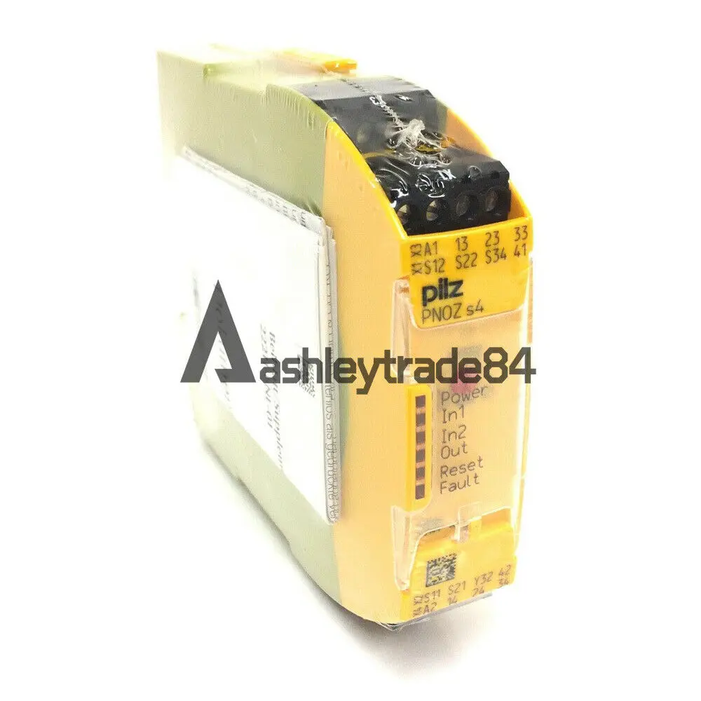 

1PC New Pilz 750104 PNOZ s4 Safety Relay 24VDC 3 n/o 1 n/c