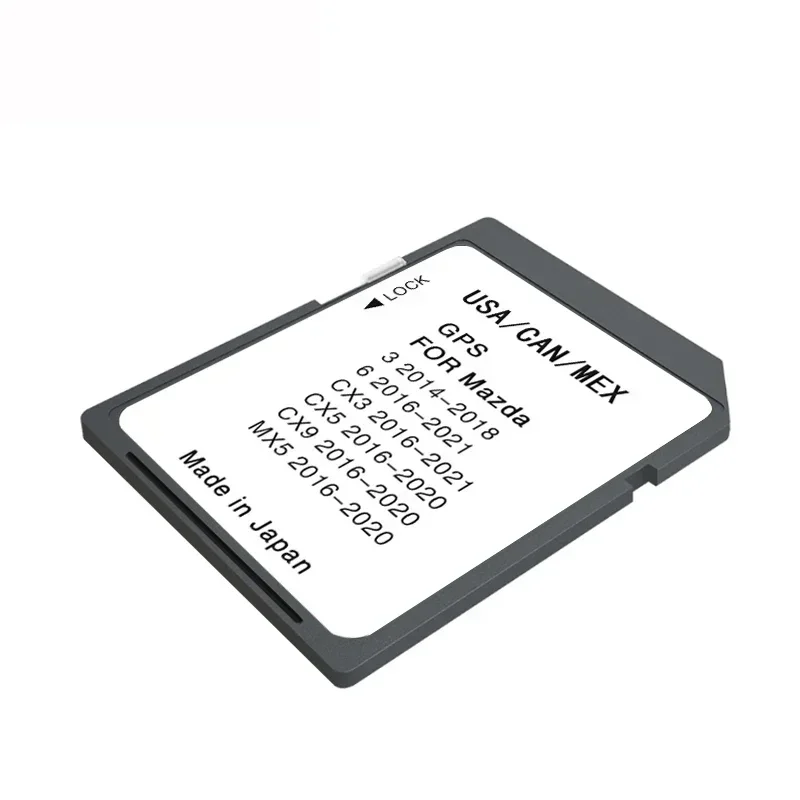 Newest Update Maps Version Navigation SD GPS Card North America for Mazda 3 6 CX3 5 9 MX5 Free Shipping