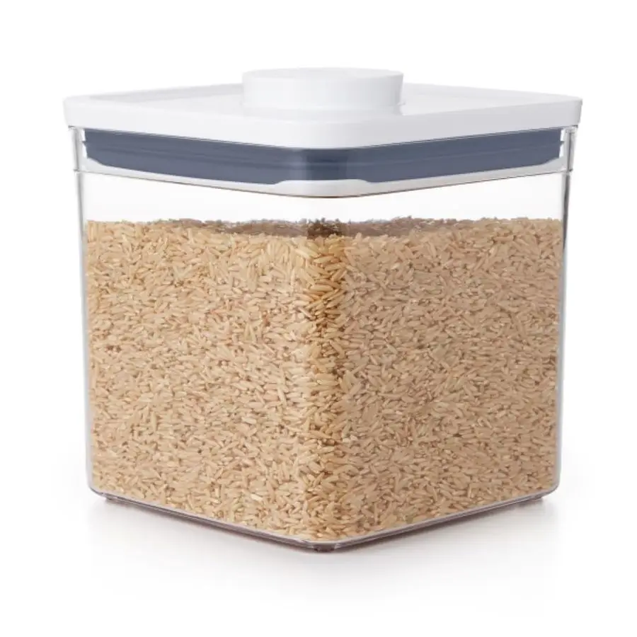 

Good Grips POP Container Airtight Food Storage Big Square Short 2.8 Qt Ideal for 5 lbs of sugar, cookies or crackers
