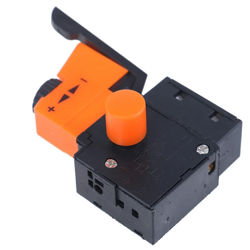 FA2/61BEK Electric Hand Drill Speed Control Trigger Switch Lock on 220V 6A - Power Tool Accessory