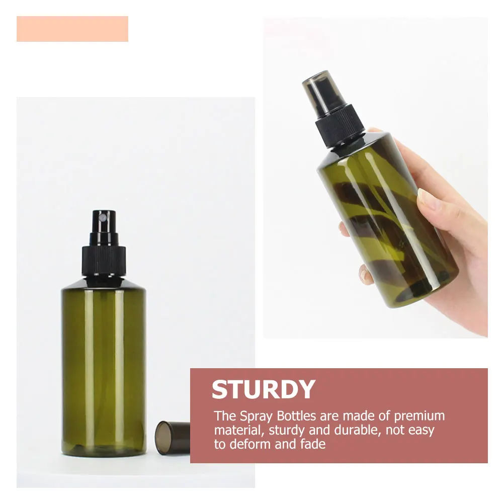 10 szt. Butelka z rozpylaczem Puste Butelki Wielokrotnego Użytku z Drobną Mgiełką Plastikowe Butelki Podróżne dla Zwierząt Domowych Szczelne Wytrzymałe Butelki do Kosmetyków