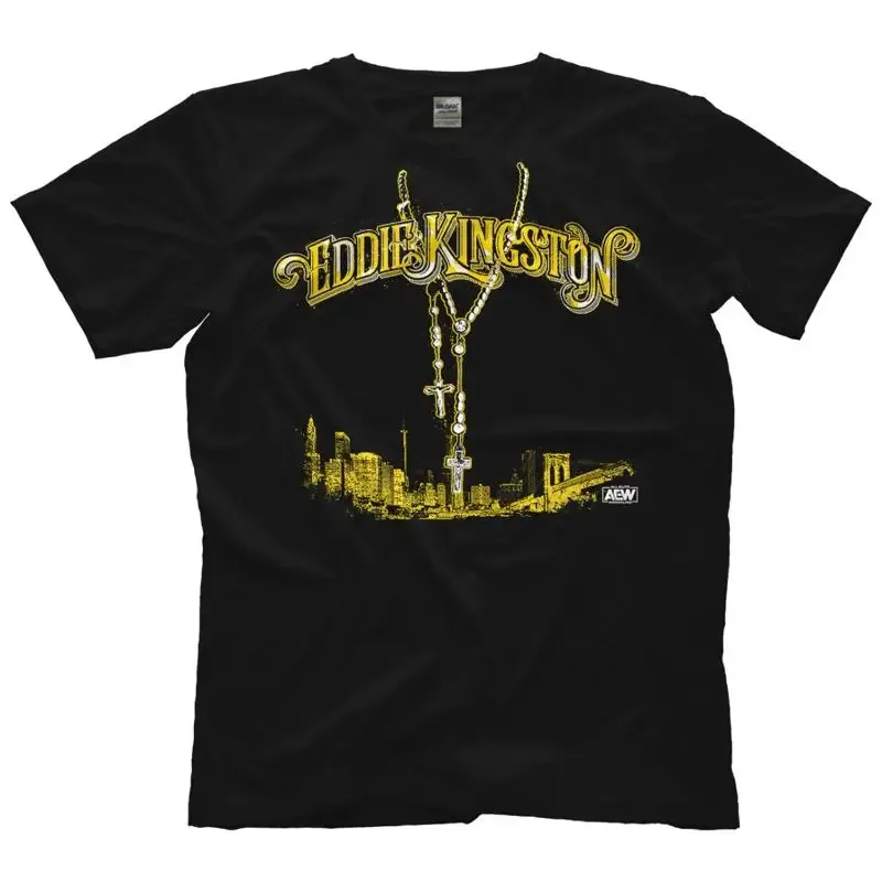 Eddie Kingston Rosary AEW Official T Shirt