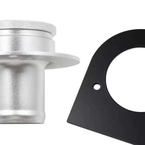

Remote Fuel Tank Filler Neck for 2" Hose – Includes Cap & Black Mount Bracket, 17-2530, Fuel System Replacement
