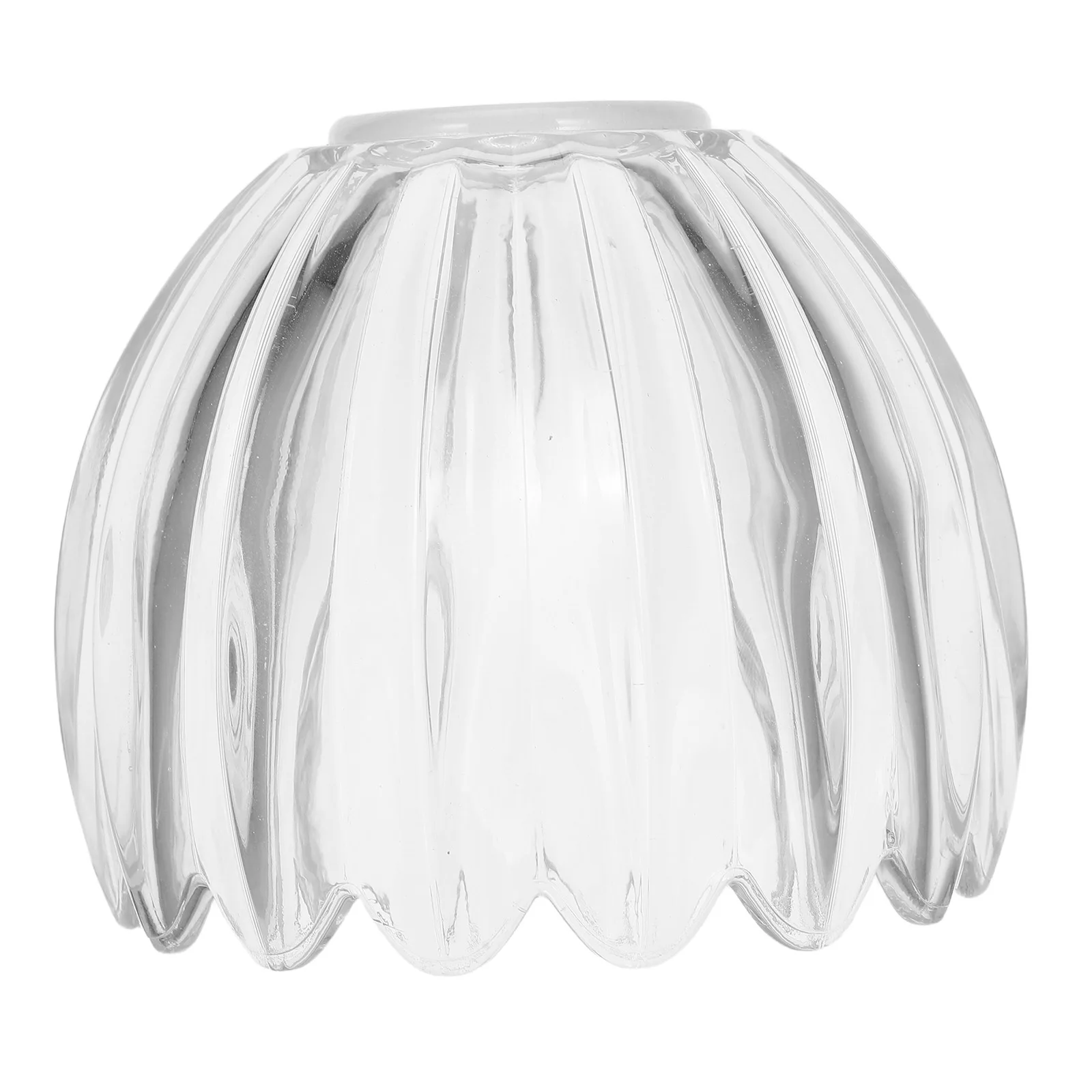 

Glass Lamp Shade Decorative Pumpkin Shape Handcrafted Transparent Light Shade Pendant Fixture Cover Replacement