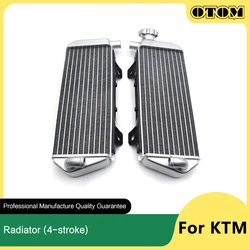OTOM 2023 Motorcycle Radiator Left Right Engine Cooler Cooling For KTM SXF XCFW SMR HUSQVARNA FC FE GASGAS ECF MCF 4-stroke Bike