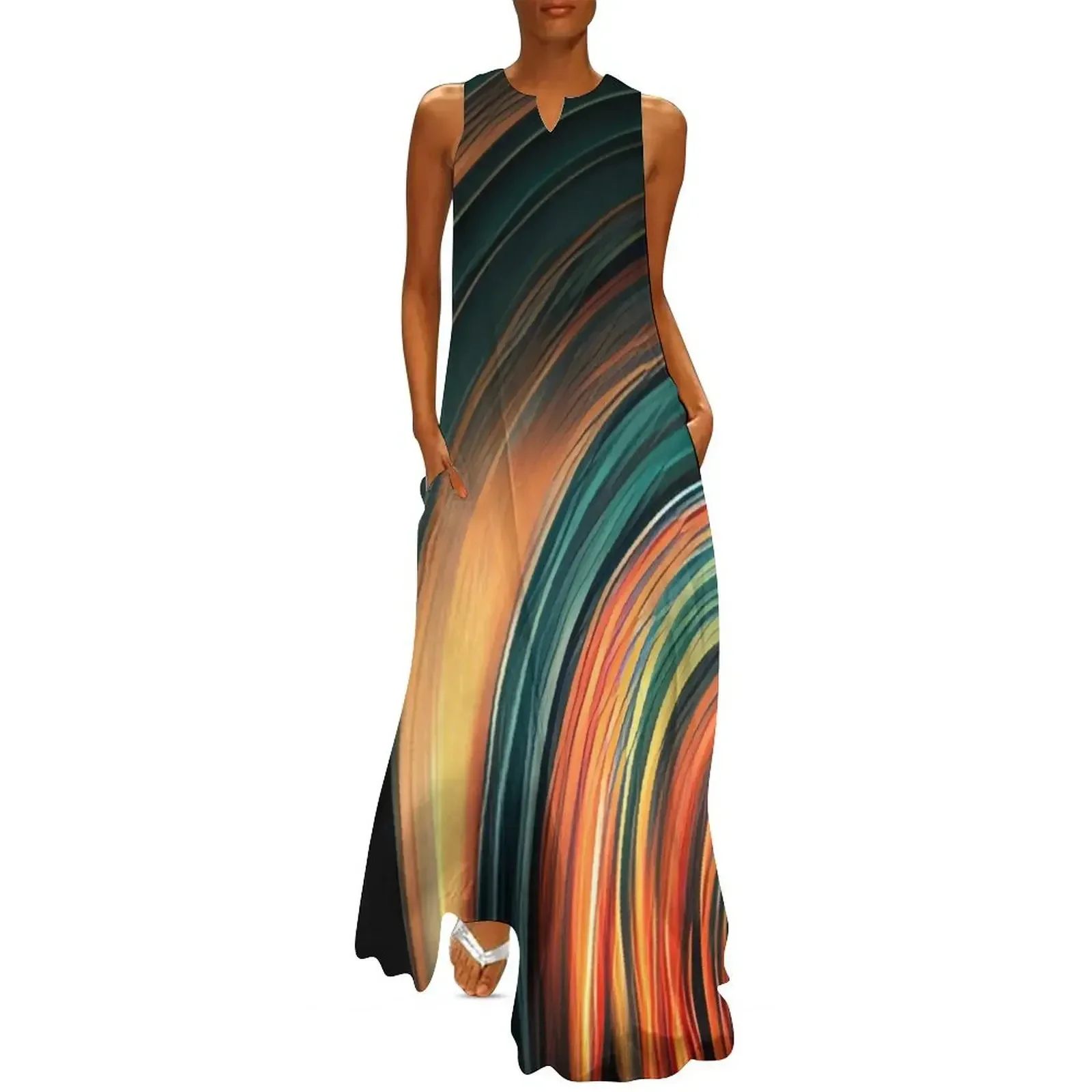 

Rings of Saturn Vortex Art Long Dress prom dress dresses ladies 2025 summer sexy dress for women Dresses for wedding party