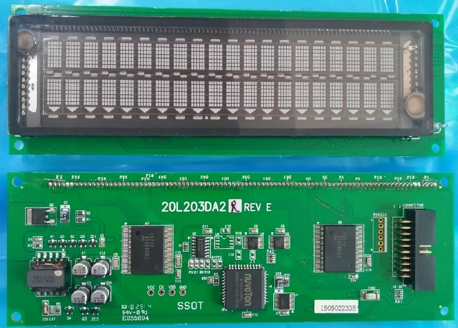 

New for SSOT 20L203DA2R 20L203DA2 LCD VFD Vacuum Fluorescent Display Module