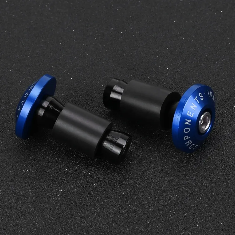 Motorcycle grips ends Handle Bar Cap End Plugs Handlebar Grips For SUZUKI DR650S DR650SE DR 650 S/SE GS500 GS500F GS500E B-KING