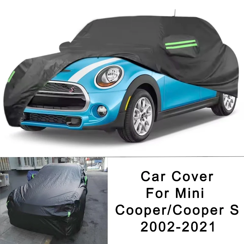 

Outdoor Waterproof Full Car Covers Fit for Mini Cooper/Cooper S 2002-2021 2005 2010 Accessories Sun Rain Snow UV Dust Protection