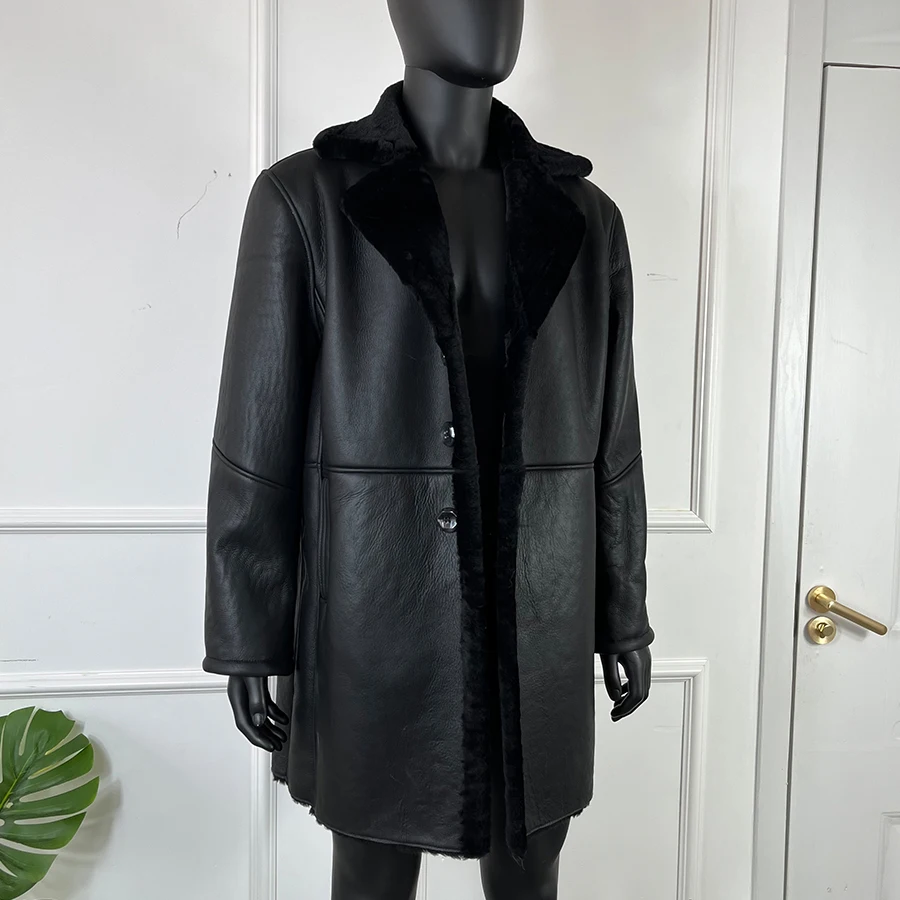 Mens Leather Jacket Coat Classic Fashion Hooded Warm Outercoat Waterproof High Quality