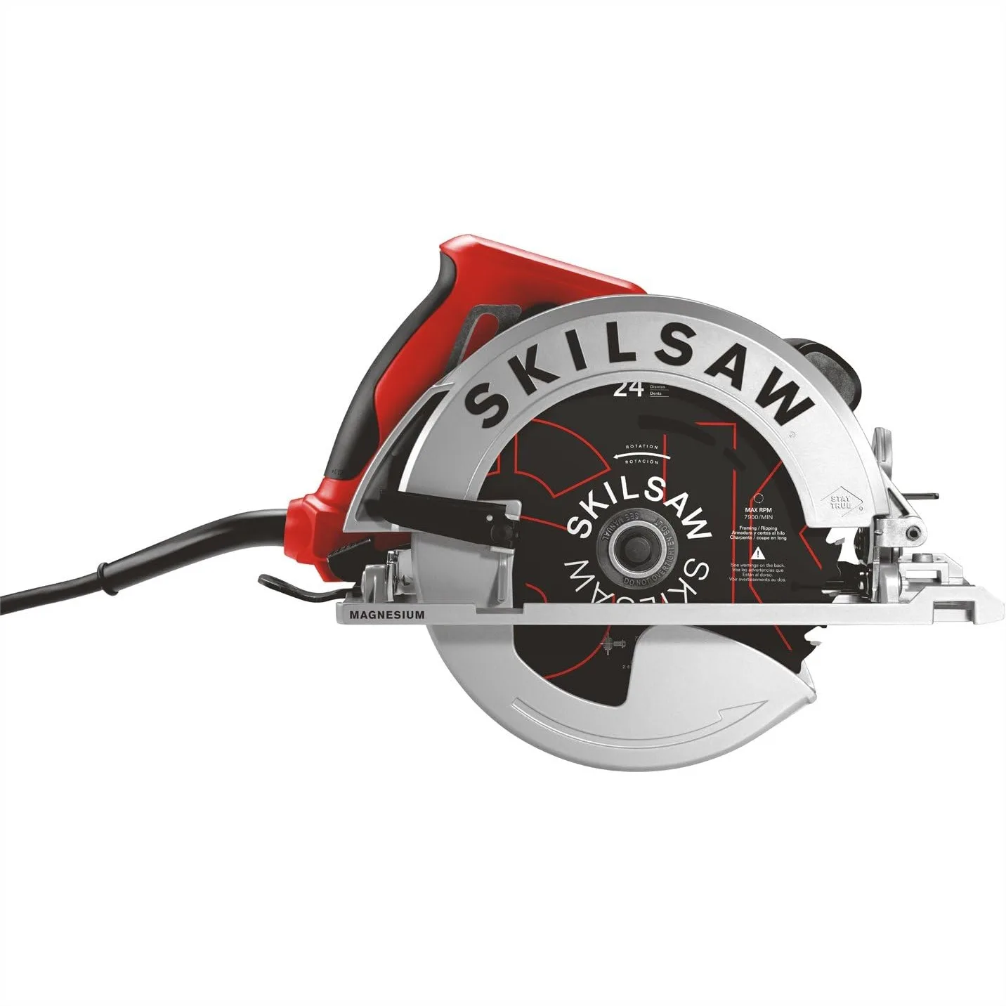 

15 Amp 7-1/4 In. Sidewinder Circular Saw, Lightest at 8.6 lb, 56° Bevel, Dual-Field Motor