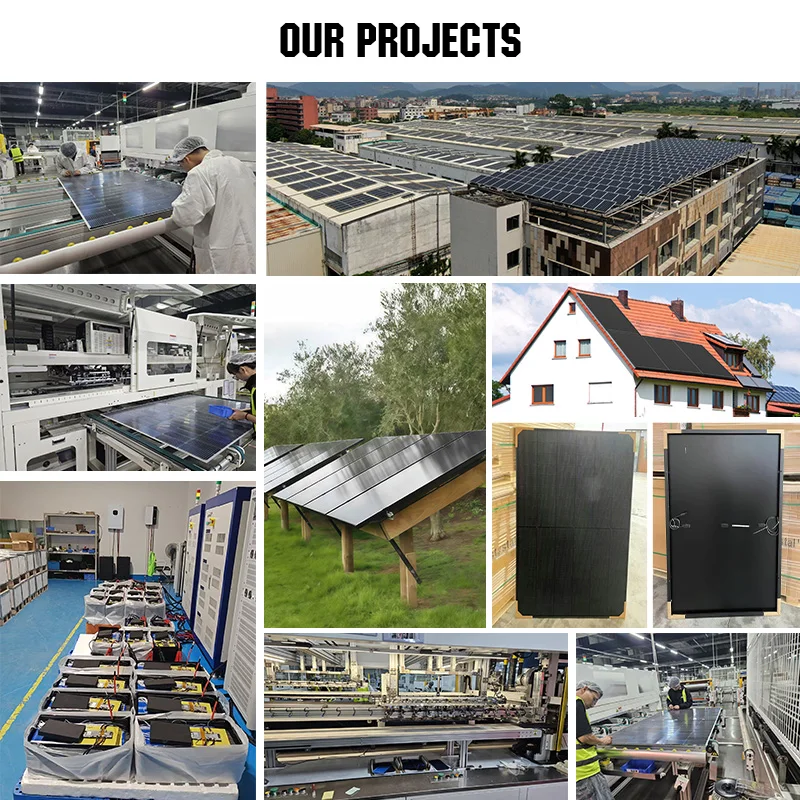 Hybride Solar Battery Energy System 6.2kw-26kwh Complete Home Solar Kit Lithium Ion Batterijen MPPT Controller voor thuis