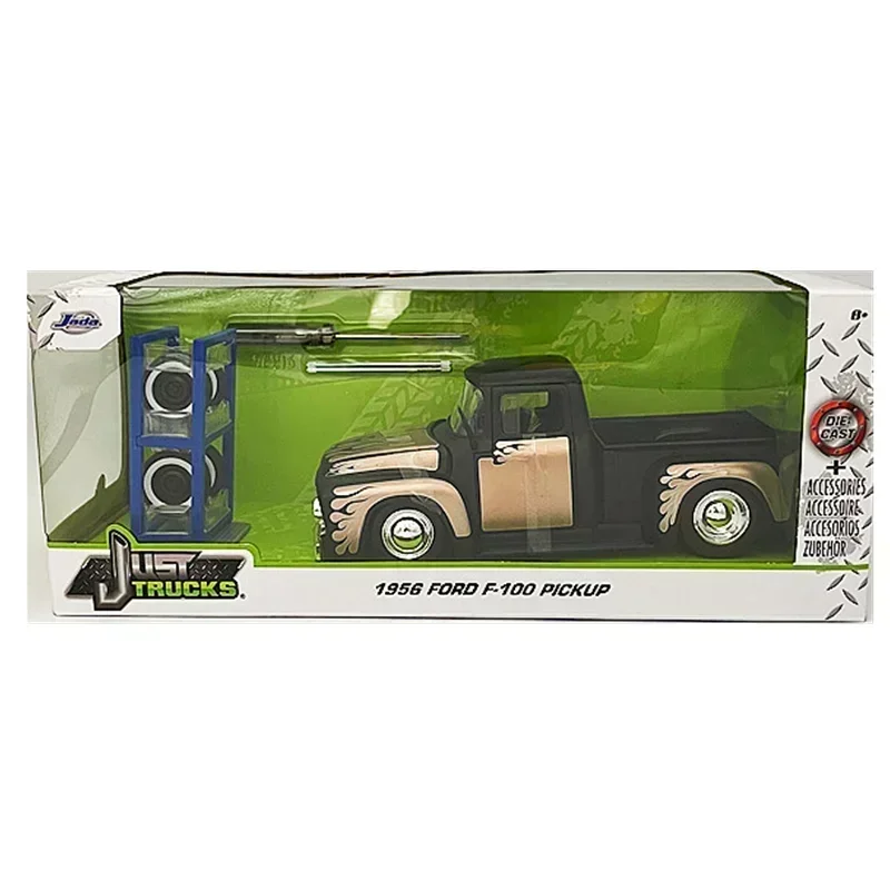 

1:24 1956 F F-100 Pickup High Simulation Diecast Car Metal Alloy Model Car for Kids Gift Collection