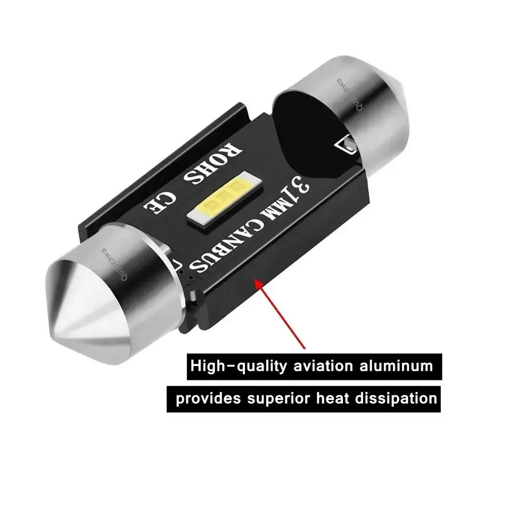 2x C5W LED CSP 1860 Signal Lamp Canbus Bulb 41mm 39mm 36mm 31mm Festoon Light C10W LED Auto Interior Reading Dome Light