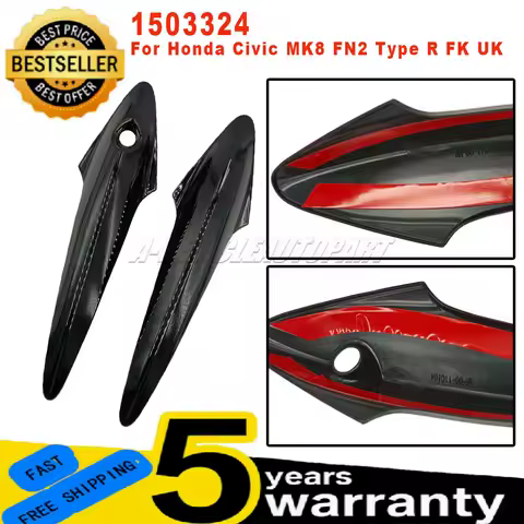 1503324 New For Honda Civic MK8 FN2 Type R FK UK 2006-2011 1Pair Gloss Black Door Handle Cover Easy Installation car accessories