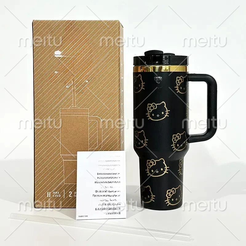 

Sanrio handle cup stainless steel large capacity thermos coffee cupmug thermos