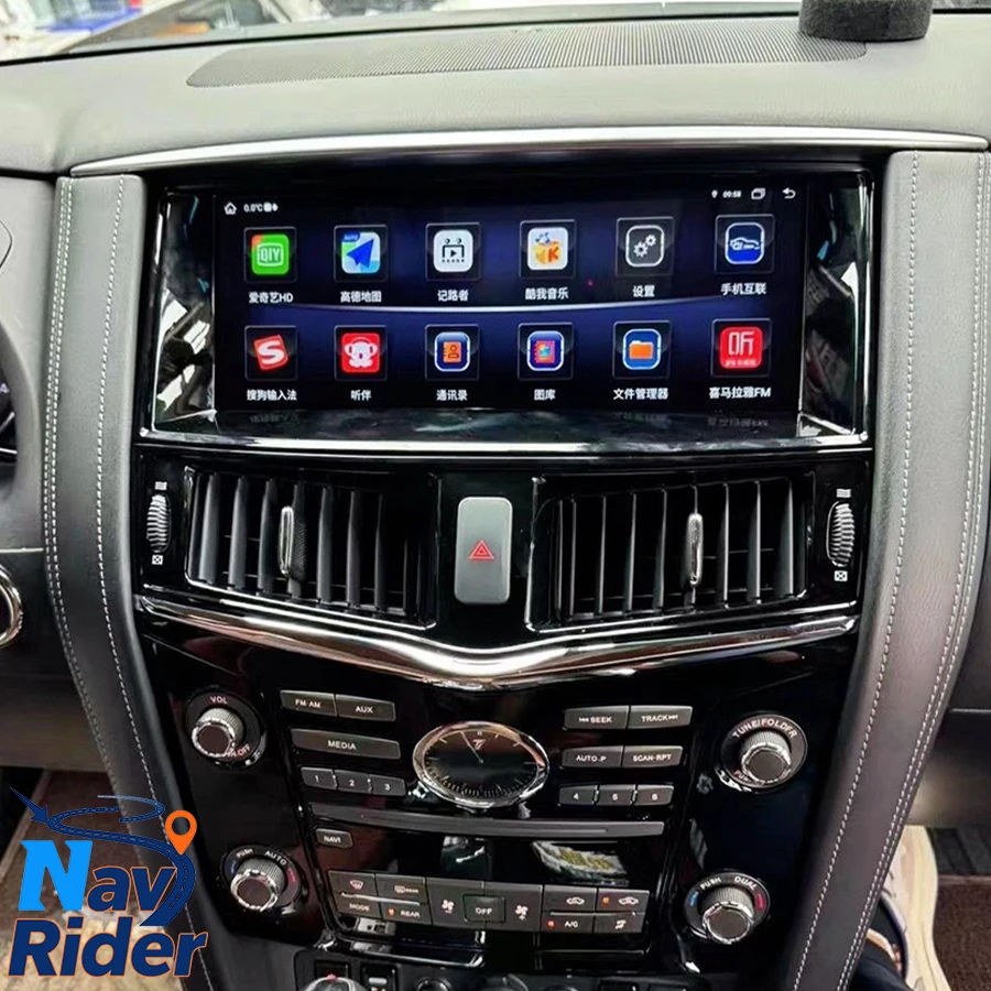 

Автомагнитола с навигацией, мультимедийный плеер, радио, 4G WiFi, головное устройство 12.3 дюйма, Android, для Nissan Patrol Y62 XE 2010-2021, Armada, автомобильный GPS