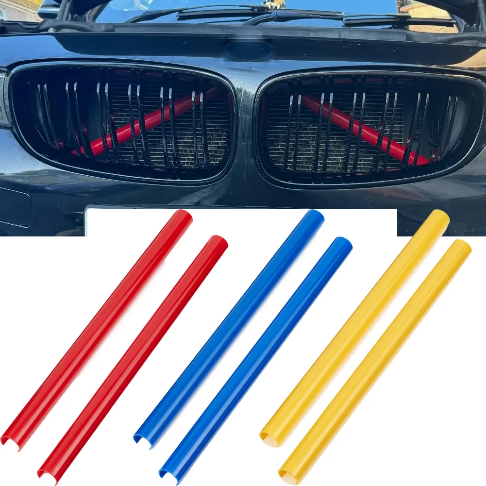 Car Sport Styling for BMW 1 2 3 4 Series F30 F31 F32 F33 F34 F36 F20 F21 F22 F23 Front Grille Trim Strips Car Accessories