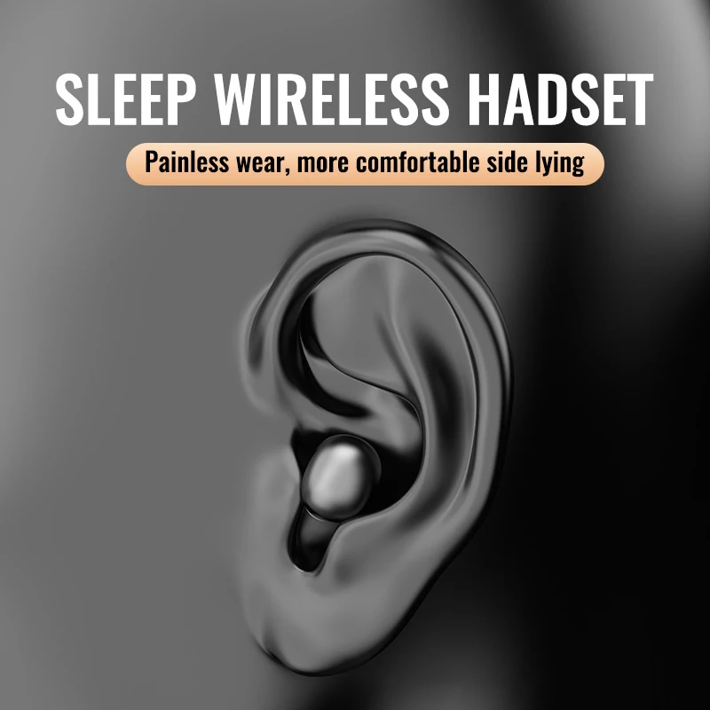 Xiaomi Mini Bluetooth 5.3 Auricolare HD Hifi Auricolari Invisibile Gioco di Sonno Cuffie Sportive Auricolari Touch Control per Uomo Donna