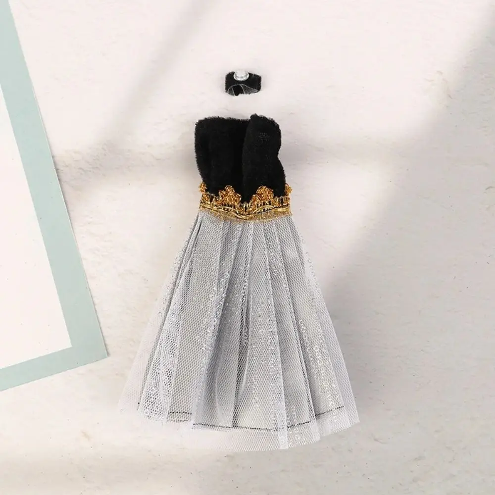 

Doll Clothes Doll Clothes Princess Dress 1/6 Doll Embroidery 30Cm Doll Clothes Red Plush Doll Accessories Princess Dress