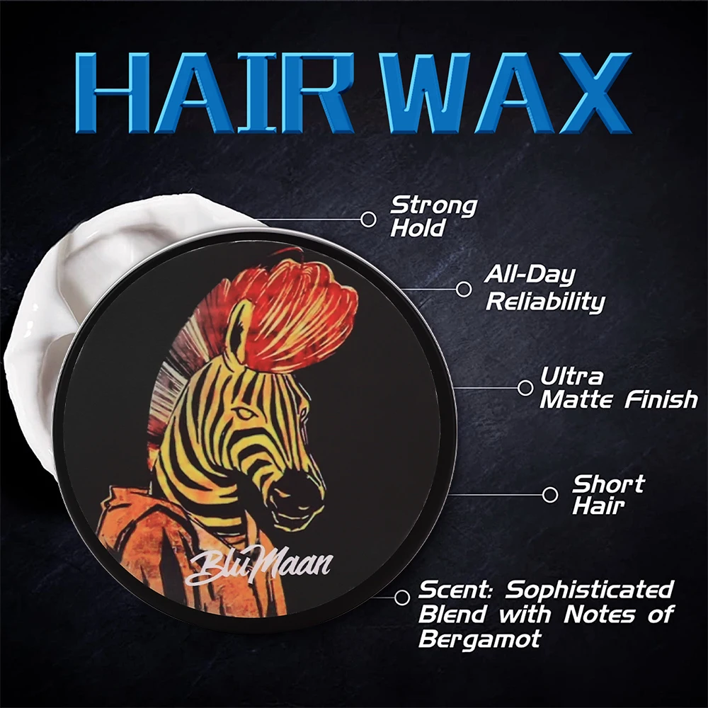 

Professional Men's Styling Wax Long-Lasting Hair Gel For Men Fluffy Hair Pomade Wax Keep Hair Oil Barbershop Tools Easy To Wash